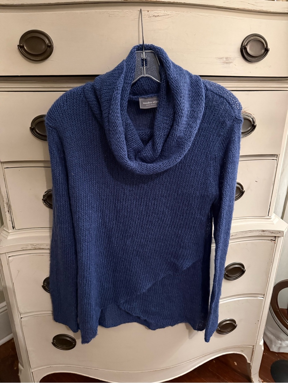Wooden Ships Cowl Neck Sweater S/M